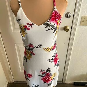 Flowery Cocktail Dress